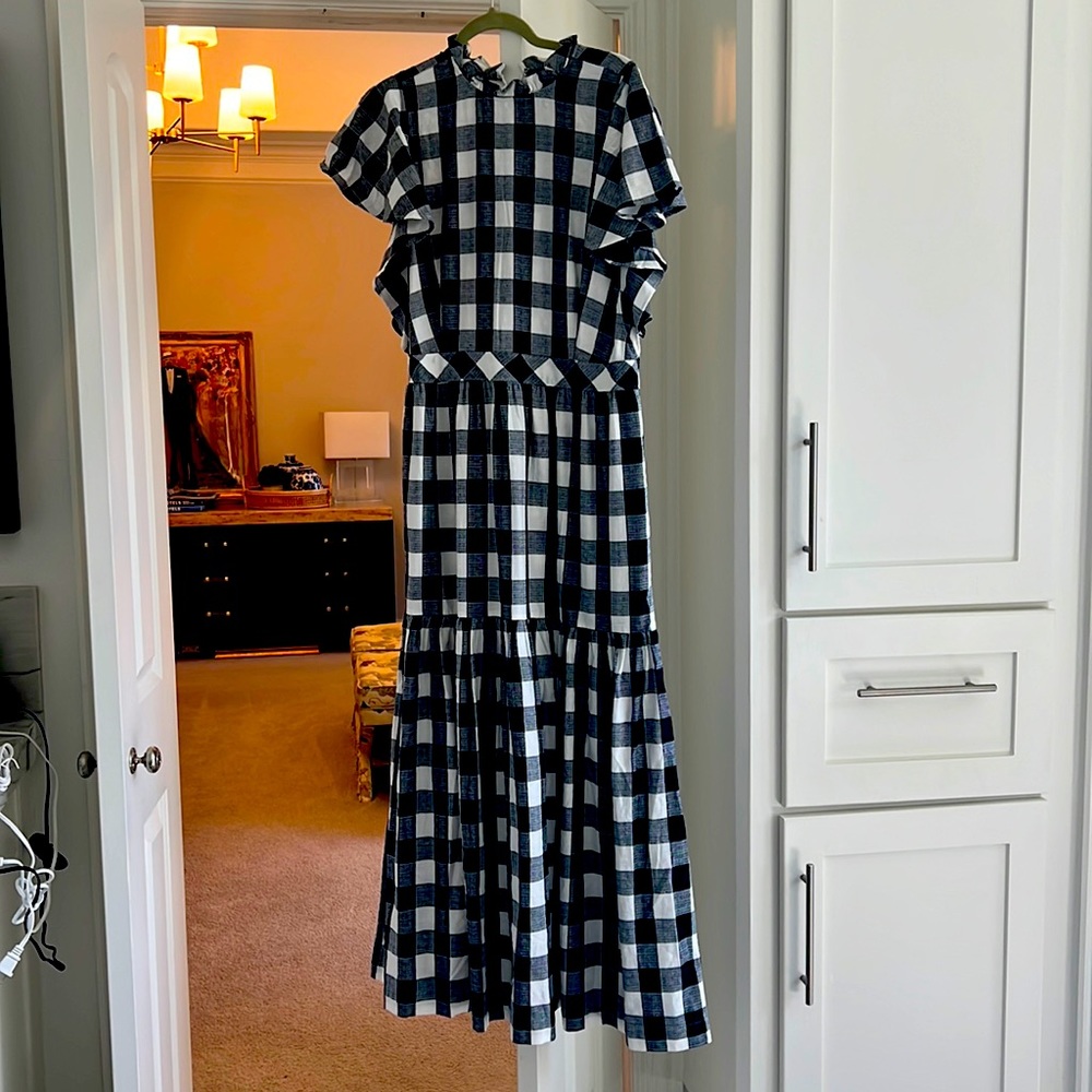 Darling gingham maxi dress by Express X LADYGANG